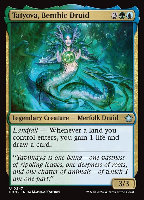 Tatyova, Benthic Druid [FDN #247] - Normal