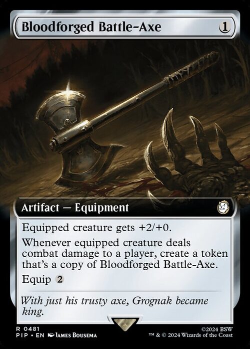 Bloodforged Battle-Axe [PIP #481] - Normal