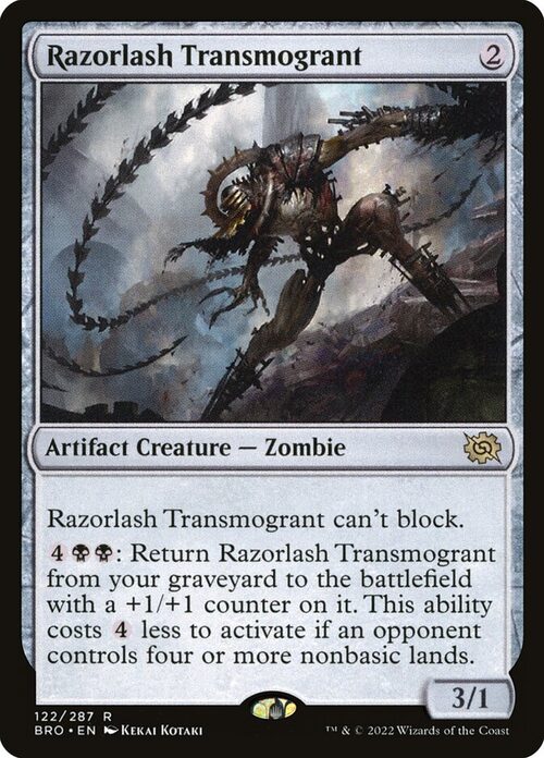 Razorlash Transmogrant [BRO #122] - Foil