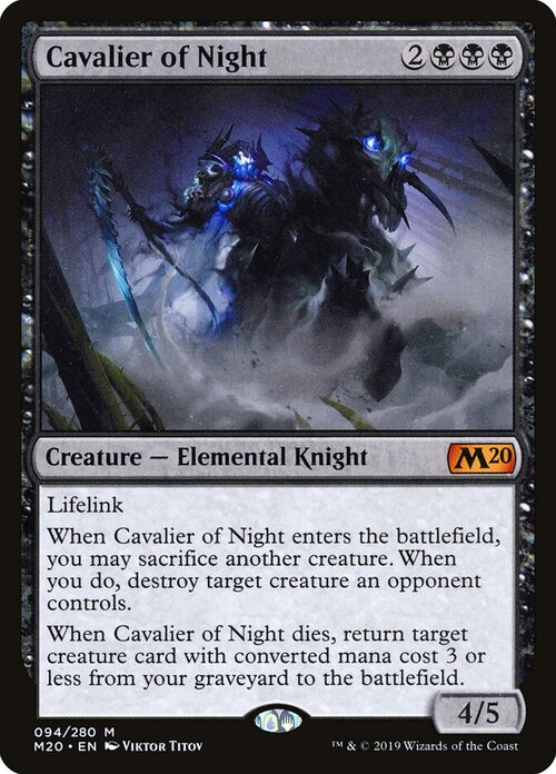 Cavalier of Night [M20 #94] - Normal