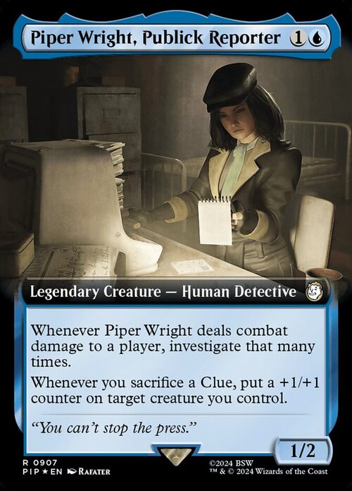 Piper Wright, Publick Reporter [PIP #907] - Foil