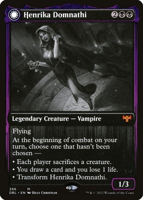 Henrika Domnathi // Henrika, Infernal Seer [DBL #386] - Normal