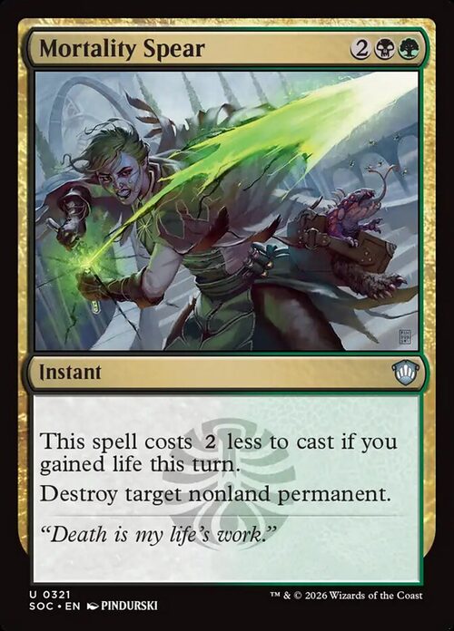 Mortality Spear [SOC #321] - Normal