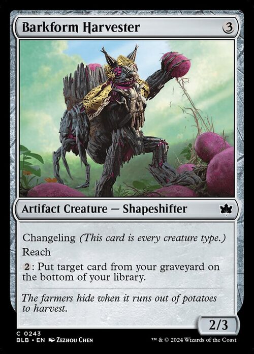 Barkform Harvester [BLB #243] - Foil