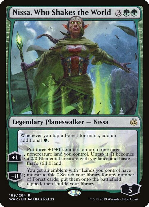 Nissa, Who Shakes the World [WAR #169] - Normal