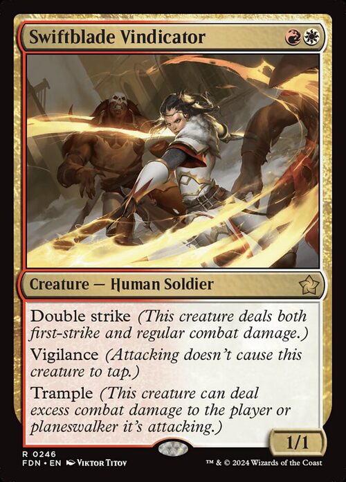 Swiftblade Vindicator [FDN #246] - Normal