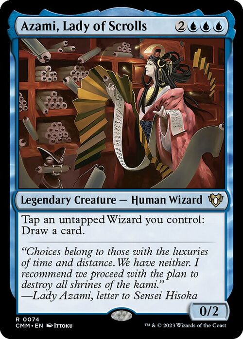 Azami, Lady of Scrolls [CMM #74] - Normal