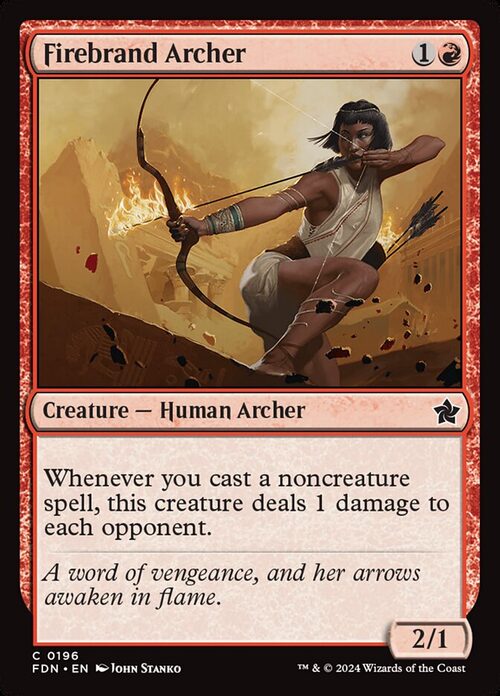 Firebrand Archer [FDN #196] - Normal