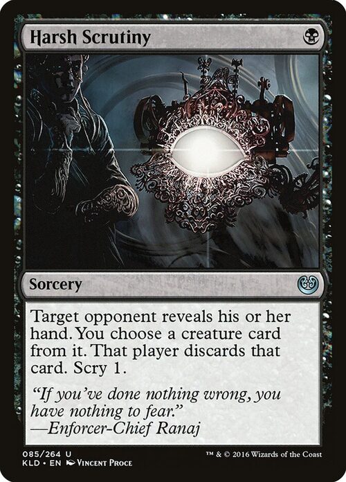 Harsh Scrutiny [KLD #85] - Normal