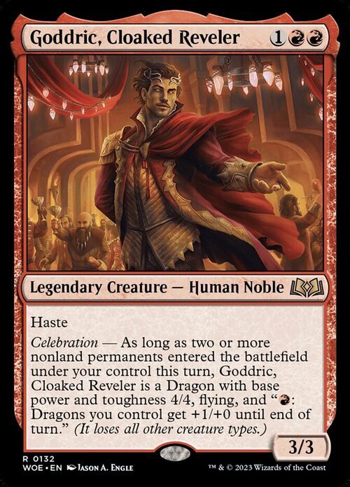 Goddric, Cloaked Reveler [WOE #132] - Normal