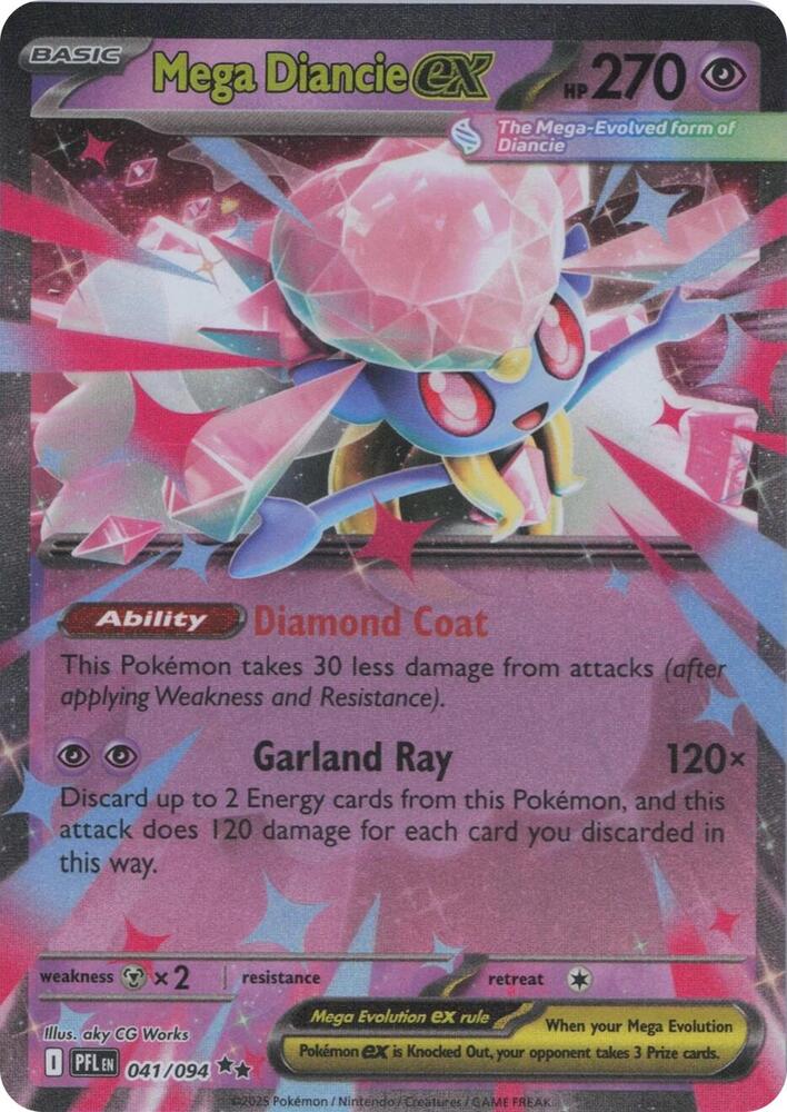041 ME02 Mega Diancie ex