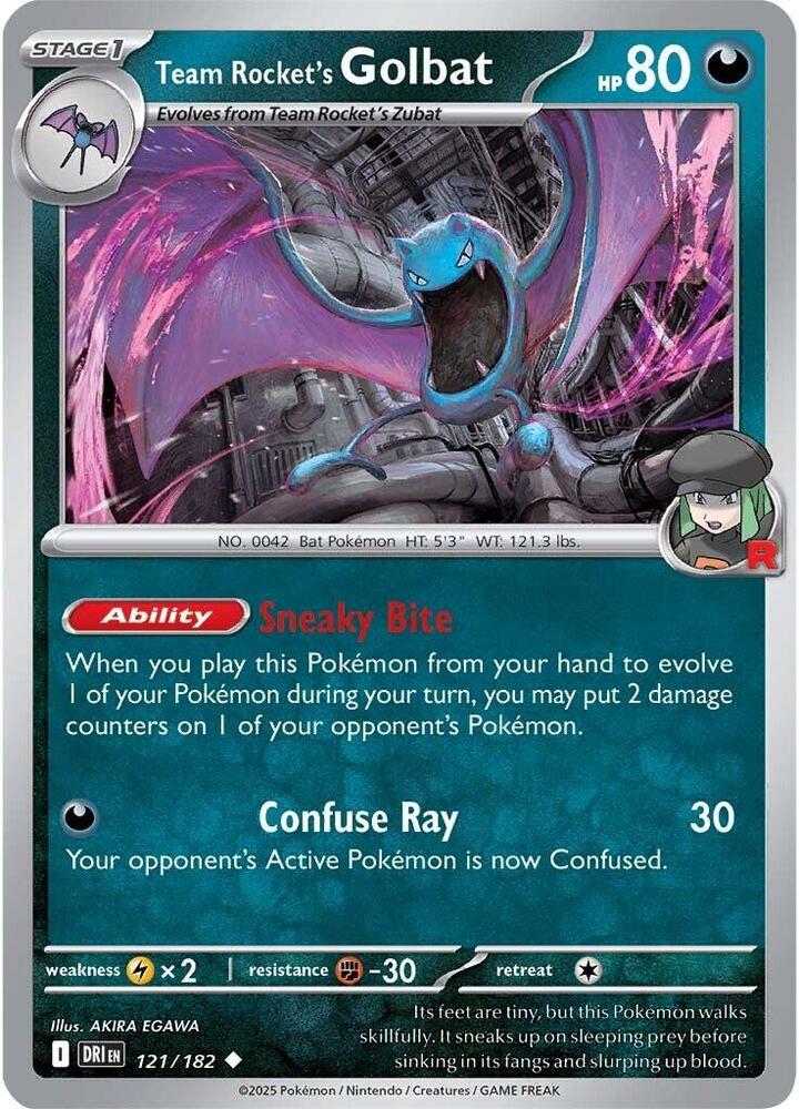 121 DRI Team Rockets Golbat