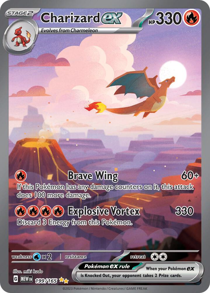 199 MEW Charizard ex