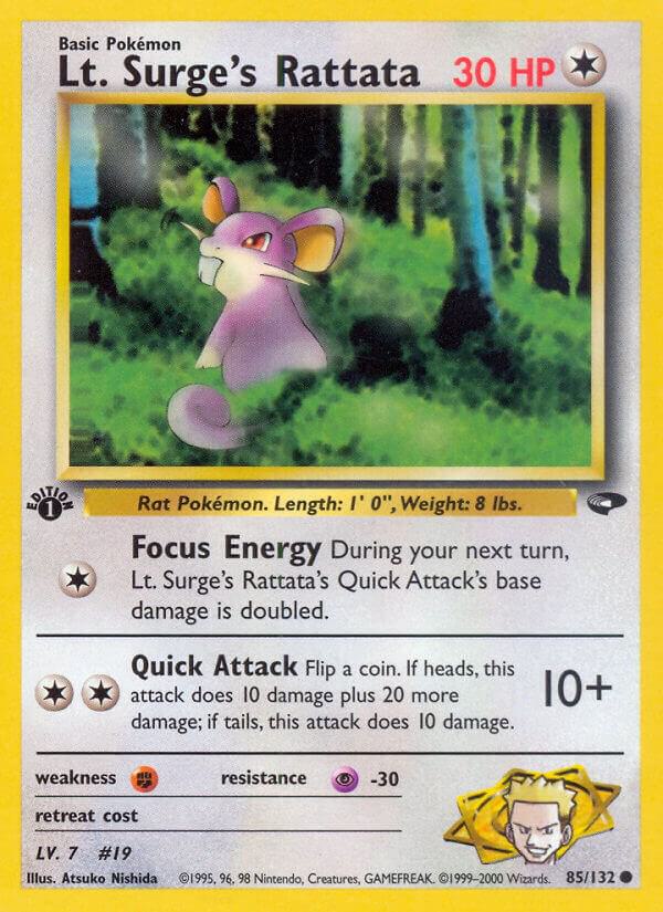 085 Lt. Surges Rattata