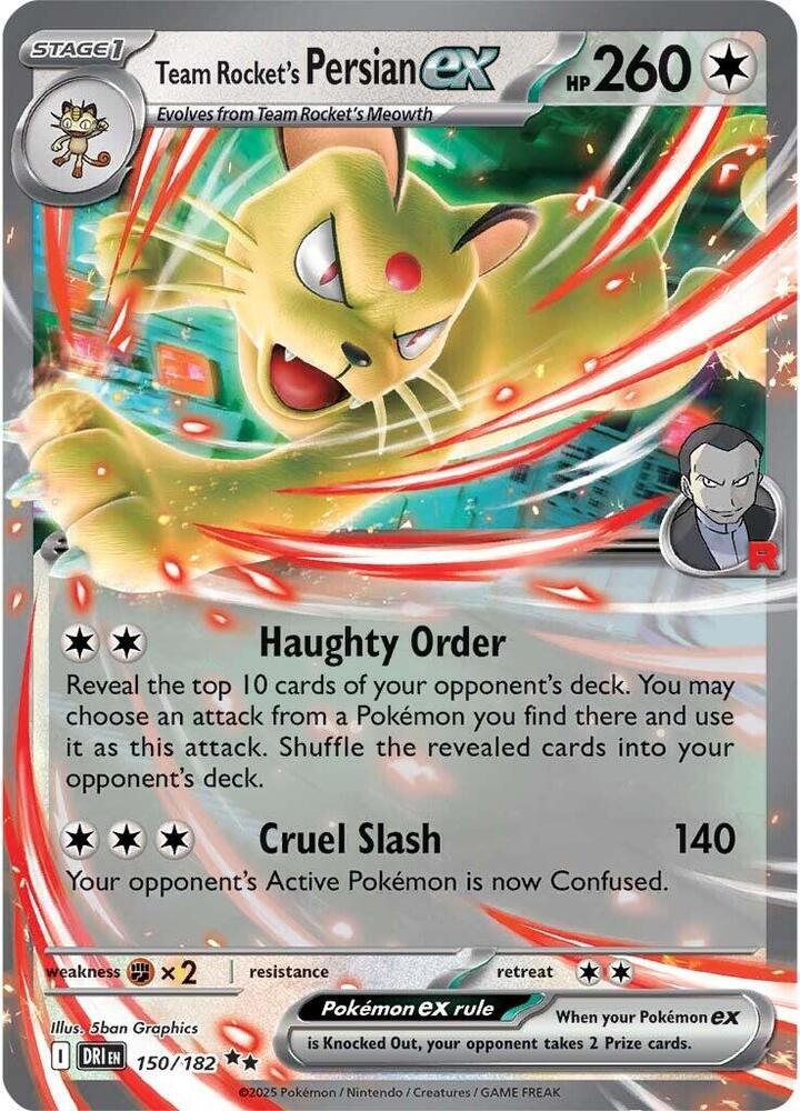 150 DRI Team Rockets Persian ex