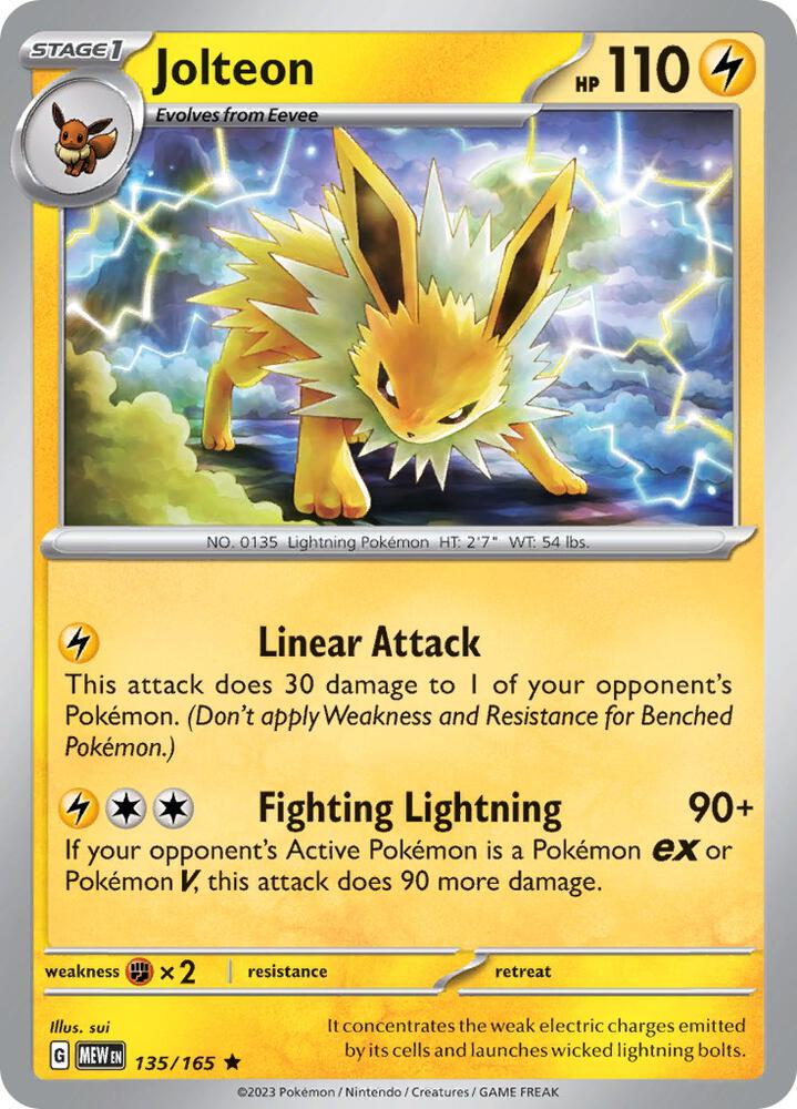 135 MEW Jolteon