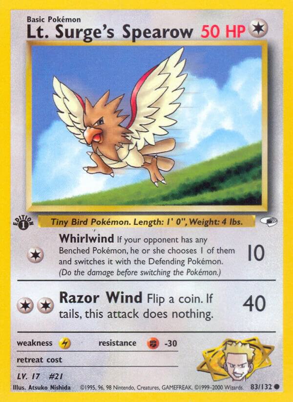 083 Lt. Surges Spearow