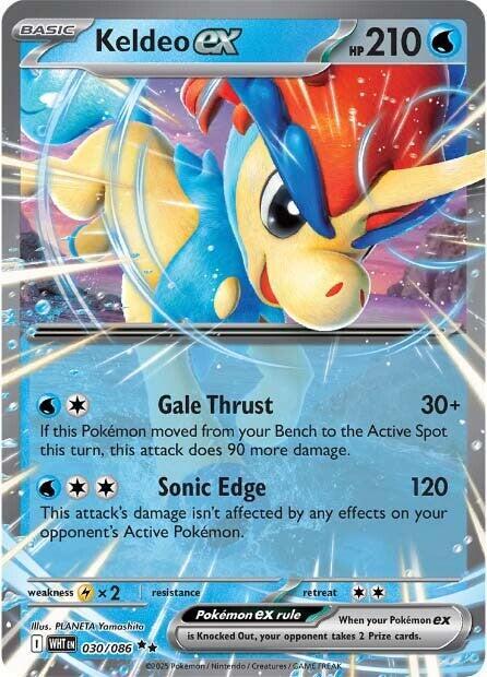 030 WHT Keldeo ex
