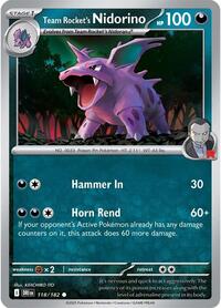 118 DRI Team Rockets Nidorino