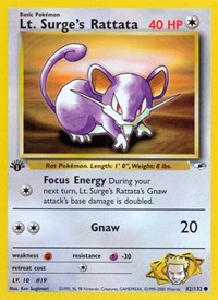082 Lt. Surges Rattata