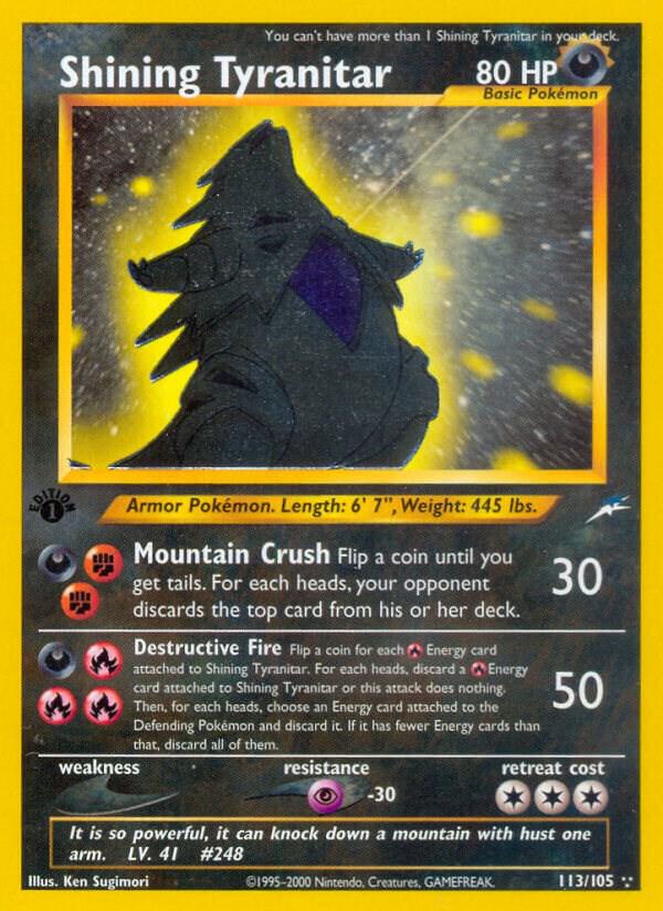 113 Shining Tyranitar
