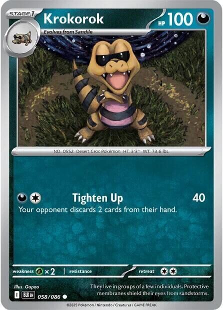 058 BLK Krokorok