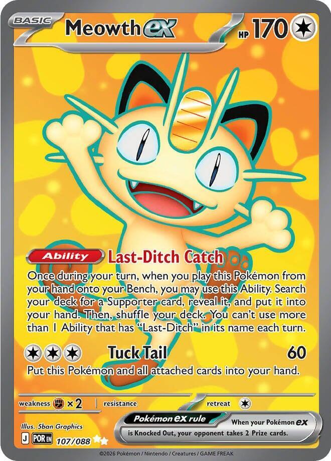 107 ME03 Meowth ex
