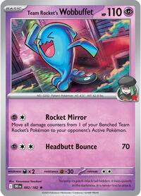 082 DRI Team Rockets Wobbuffet