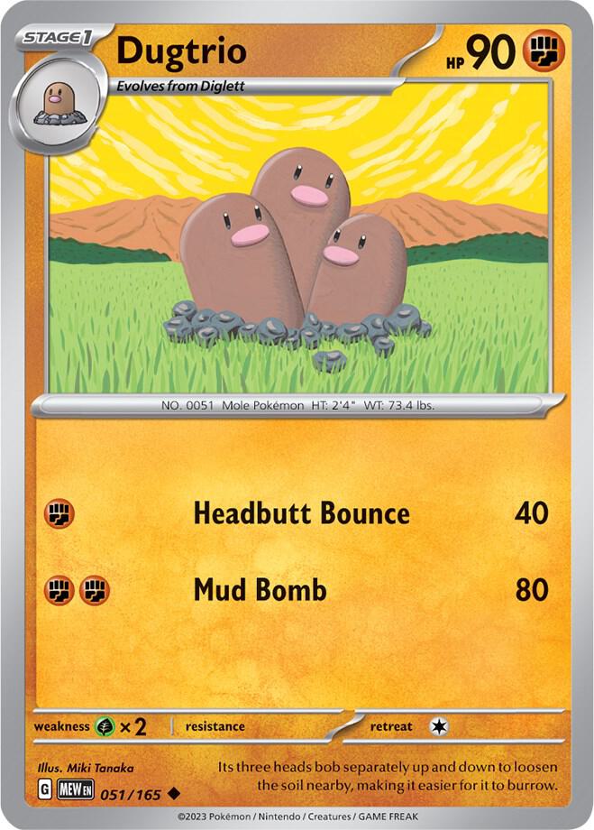 051 MEW Dugtrio