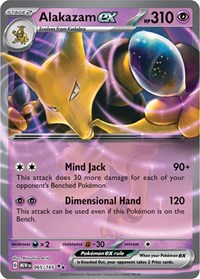 065 MEW Alakazam ex