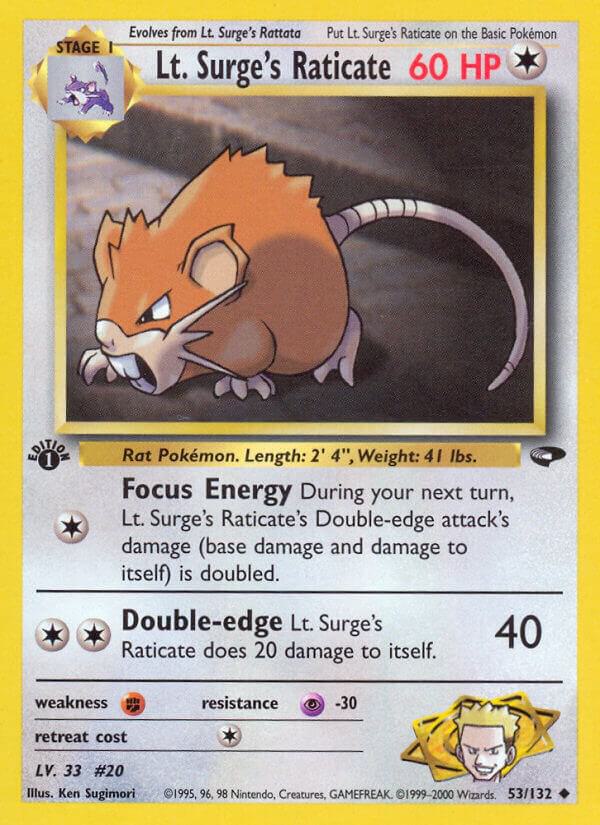 053 Lt. Surges Raticate