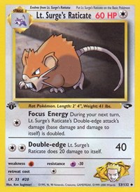 053 Lt. Surges Raticate