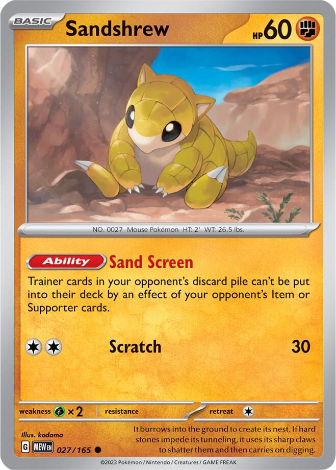 027 MEW Sandshrew