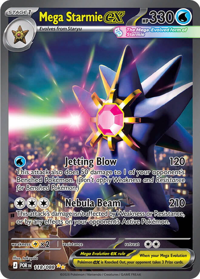 118 ME03 Mega Starmie ex