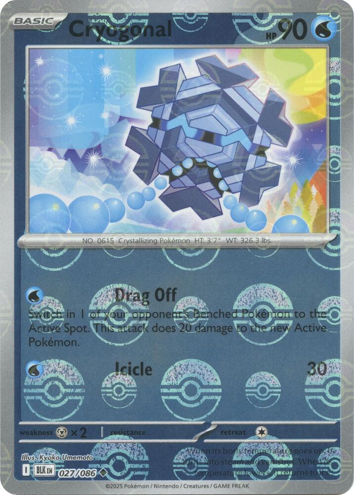027 BLK Cryogonal