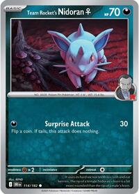 114 DRI Team Rockets Nidoran F