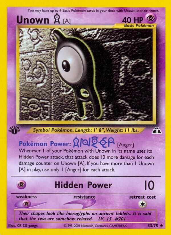 033 Unown [A]