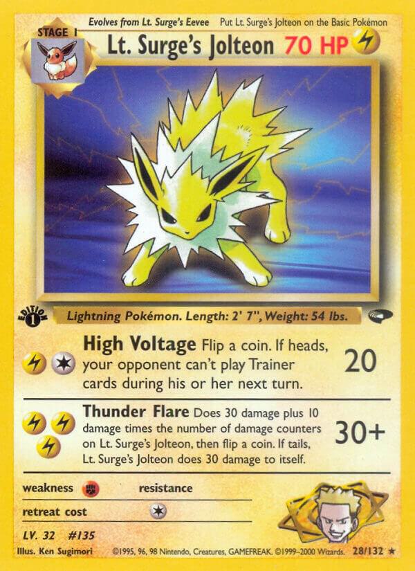 028 Lt. Surges Jolteon