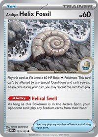 153 MEW Antique Helix Fossil
