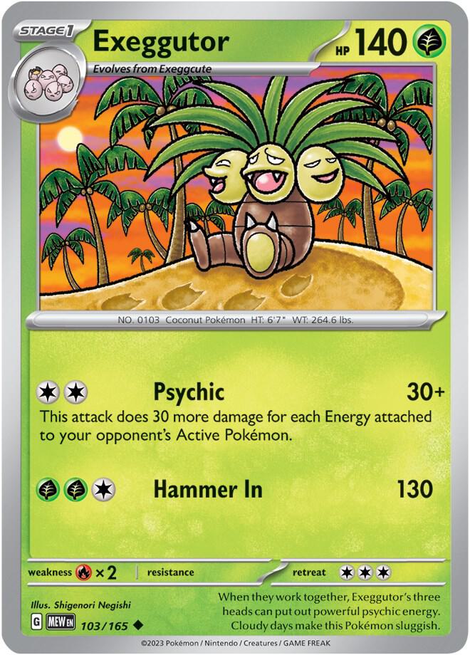 103 MEW Exeggutor