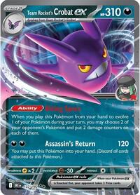 122 DRI Team Rockets Crobat ex