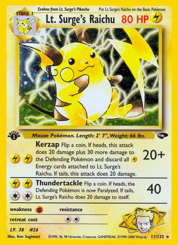011 Lt. Surges Raichu