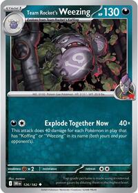 126 DRI Team Rockets Weezing
