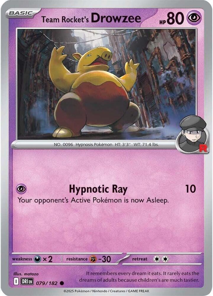 079 DRI Team Rockets Drowzee