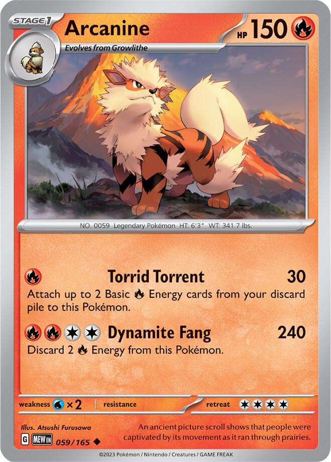 059 MEW Arcanine