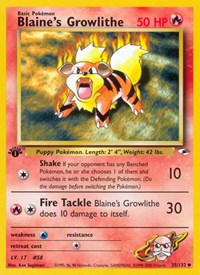 035 Blaines Growlithe