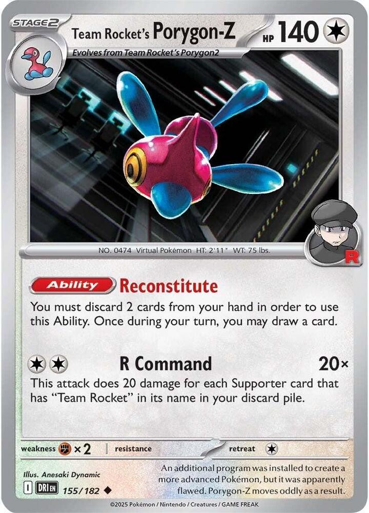 155 DRI Team Rockets Porygon-Z