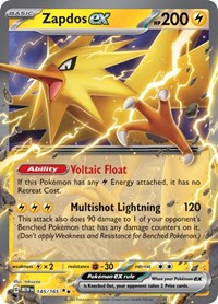 145 MEW Zapdos ex