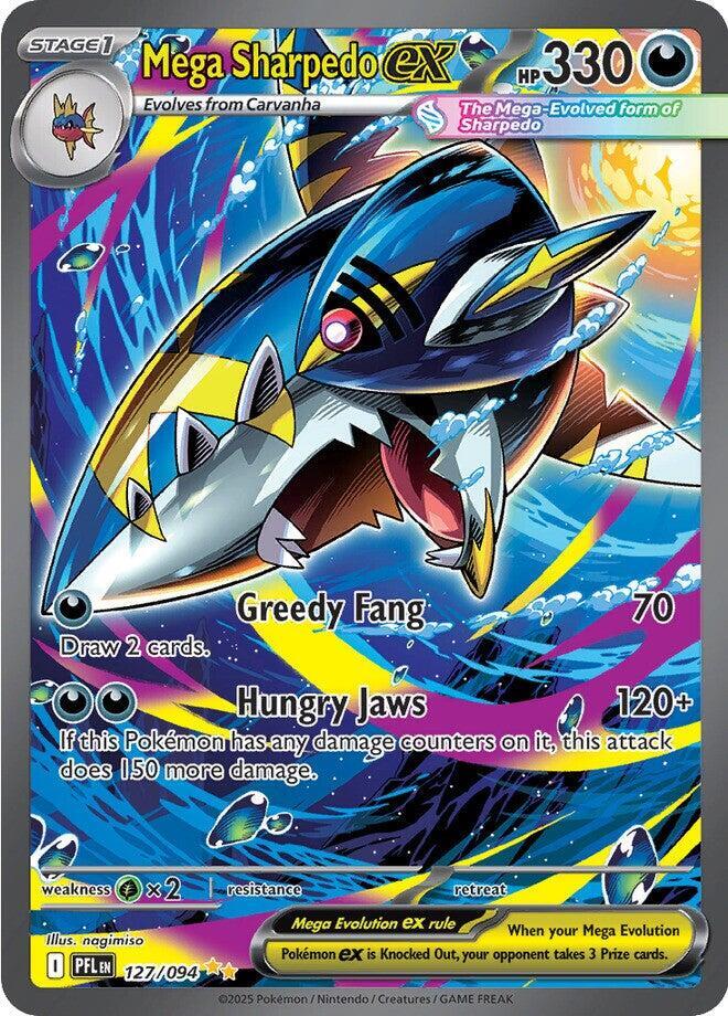 127 ME02 Mega Sharpedo ex