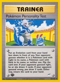 102 Pokemon Personality Test